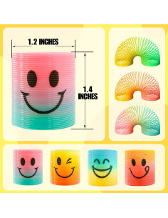 Cocurb 32 Mini Resortes de Colores para Niños 4-8 Años 2