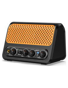 Mini Amplificador Eléctrico LEKATO 10W para Guitarra - Negro-Naranja