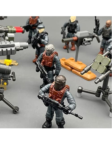 Figura de Acción Mini SWAT 8 PCS con Accesorios