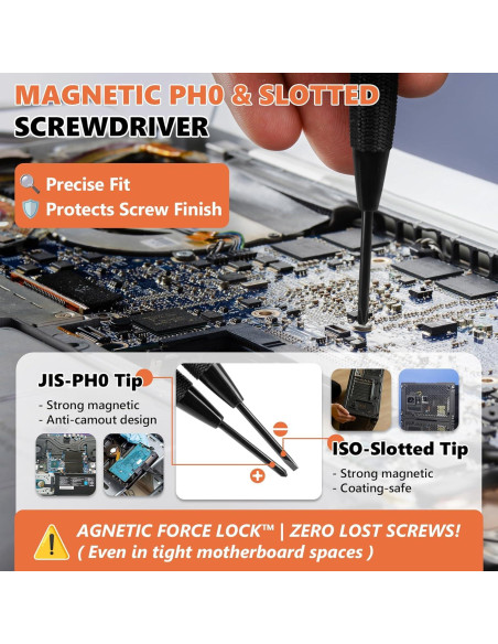 Kit de Tornillos para PC Kalote 167 Piezas M.2 SSD y ATX