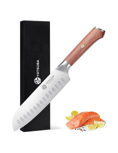 Cuchillo Santoku YOTSUBA 20 cm Acero Inoxidable Forjado