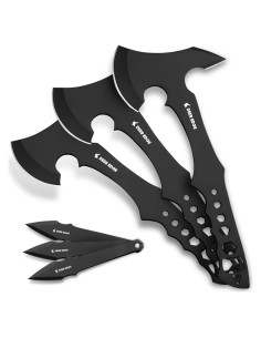 Hacha de Lanzamiento Deer Edge 29.21 cm - Paquete de 6 con Funda