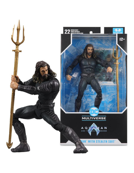 Figura de acción Aquaman McFarlane 18 cm con tridente Figura de acción Aquaman McFarlane 18 cm con tridente