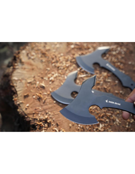 Hacha de Lanzamiento Deer Edge 29.21 cm - Paquete de 6 con Funda