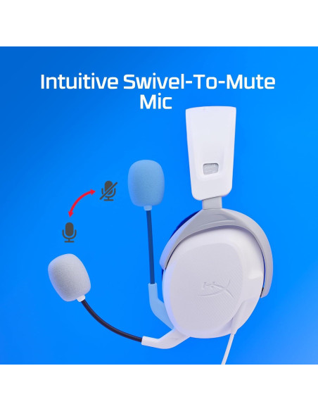 Auriculares Gaming HyperX Cloud Stinger II con Micrófono Blanco