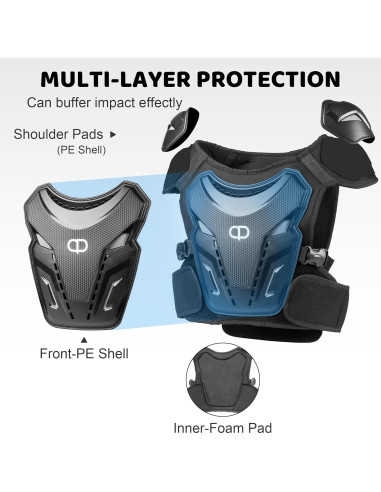 Equipo de Protección Motocicleta DA Y03-01 Unisex Niños