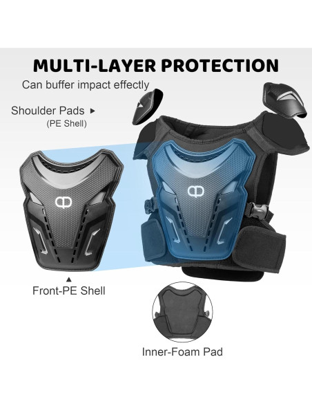 Equipo de Protección Motocicleta DA Y03-01 Unisex Niños