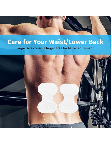 PADS de Reemplazo TENS Melede 8 PCS Reutilizables Autoadhesivos