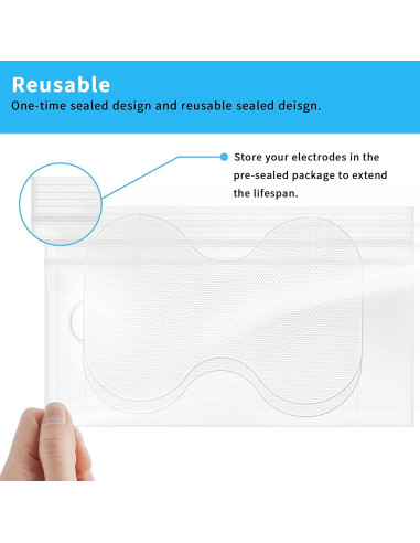 PADS de Reemplazo TENS Melede 8 PCS Reutilizables Autoadhesivos