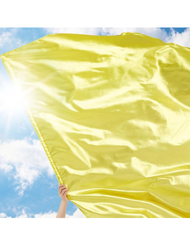 Jetec 2 Banderas de Alabanza para Danza 140 cm con Varilla