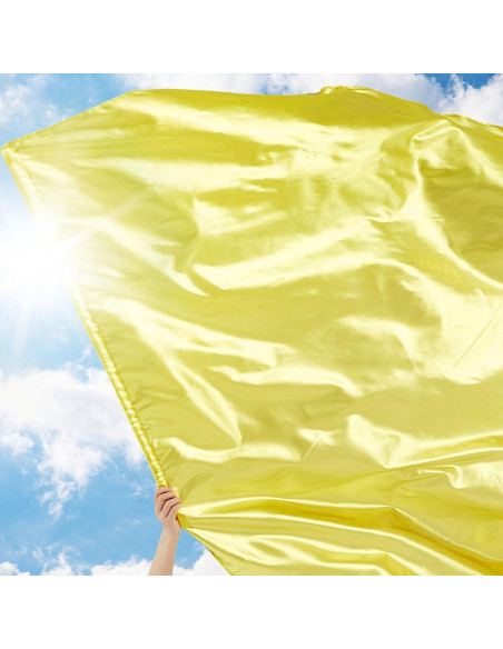 Jetec 2 Banderas de Alabanza para Danza 140 cm con Varilla