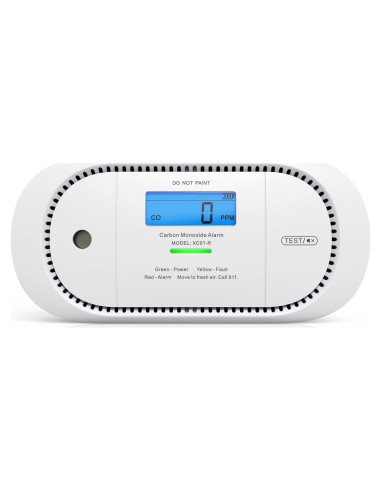 Detector de Monóxido de Carbono X-Sense XC01-R con Pantalla LCD