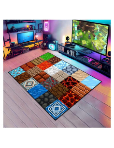 Alfombra de Juego Antideslizante Choosmile 1.02x1.52m Píxeles