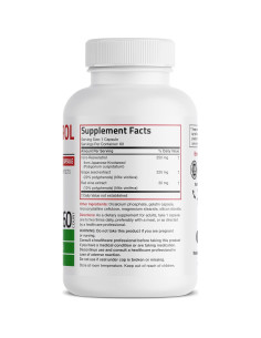 Bronson Resveratrol 500 mg con Semilla de Uva y Vino Tinto - 60 Cápsulas 2