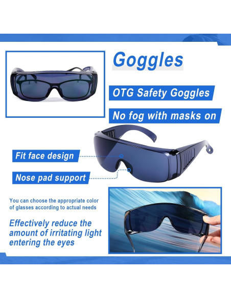 Gafas de Seguridad Kanayu 50 Pares Anti Niebla y Rayones