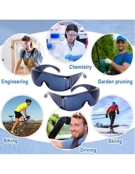 Gafas de Seguridad Kanayu 50 Pares Anti Niebla y Rayones