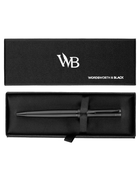 Bolígrafo de Lujo Wordsworth & Black Todo Negro Recargable