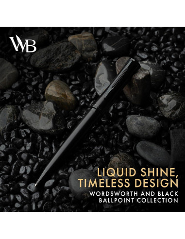 Bolígrafo de Lujo Wordsworth & Black Todo Negro Recargable