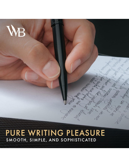 Bolígrafo de Lujo Wordsworth & Black Todo Negro Recargable