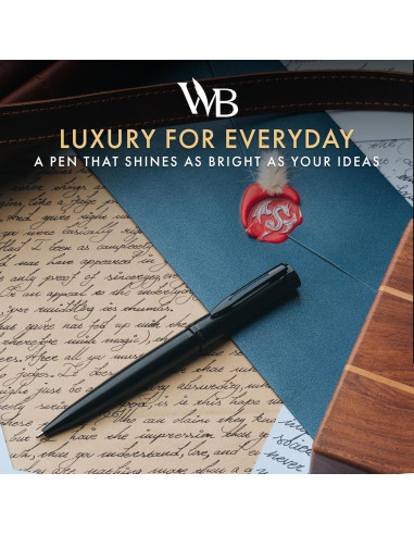 Bolígrafo de Lujo Wordsworth & Black Todo Negro Recargable