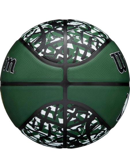 Balón de Baloncesto Wilson NBA Team Graffiti Milwaukee Bucks