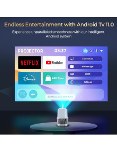 Proyector Mini WEMI 1080P Full HD WiFi 6 Bluetooth 5.4 2