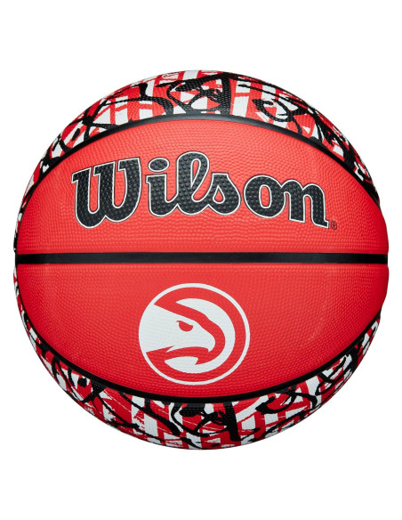 Balón de Baloncesto Wilson NBA Team Graffiti Atlanta Hawks