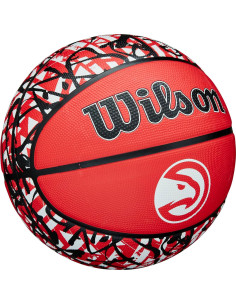Balón de Baloncesto Wilson NBA Team Graffiti Atlanta Hawks 2