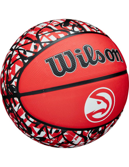 Balón de Baloncesto Wilson NBA Team Graffiti Atlanta Hawks