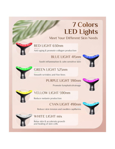 Máquina Galvánica Trinity - Terapia de Luz Roja Facial 7 en 1