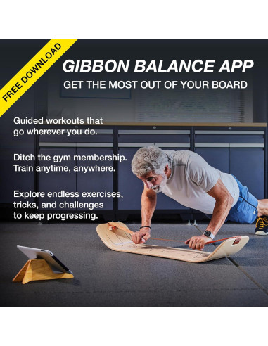 Tabla de Equilibrio GIBBON GiBoard - Madera de Arce 106.68 cm