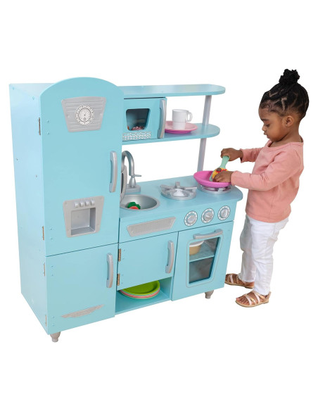 Cocina de Juguete de Madera KidKraft Vintage Azul 83.8x34.3cm