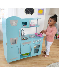 Cocina de Juguete de Madera KidKraft Vintage Azul 83.8x34.3cm 2