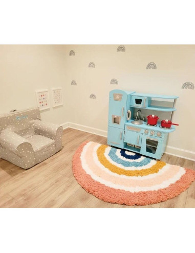 Cocina de Juguete de Madera KidKraft Vintage Azul 83.8x34.3cm