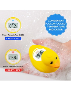 Termómetro de Baño para Bebés B&H Pato Enojado - Lectura Rápida 2