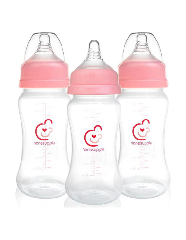 Botellas Nenesupply 9oz Anticólicos para Bebés 1+ Meses