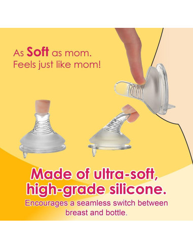 Botellas Nenesupply 9oz Anticólicos para Bebés 1+ Meses