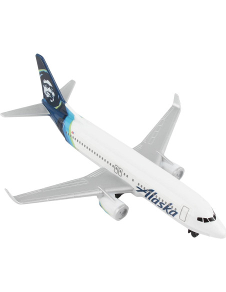Avión de Juguete Daron Alaska Airlines - Metal Fundido 15.24 cm