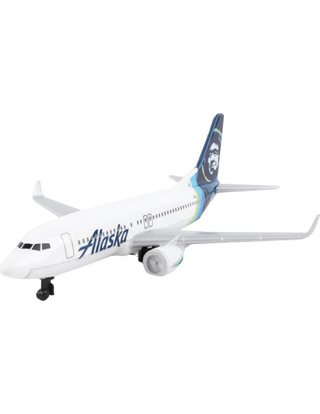 Avión de Juguete Daron Alaska Airlines - Metal Fundido 15.24 cm