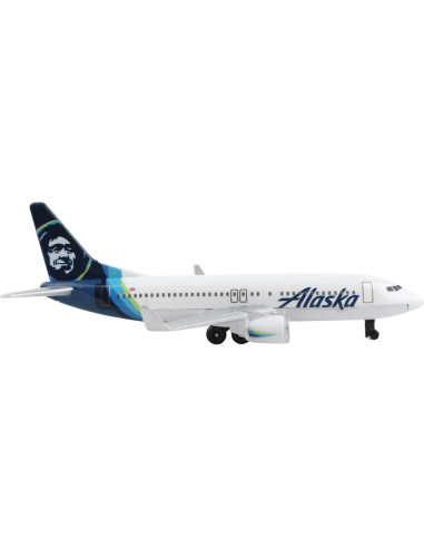 Avión de Juguete Daron Alaska Airlines - Metal Fundido 15.24 cm