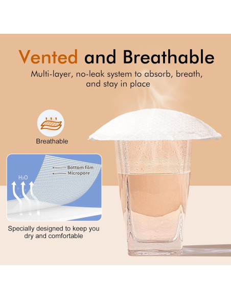 Almohadillas Desechables para Lactancia NCVI 80 Unidades Ultra Absorbentes