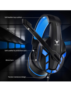 Auriculares Gaming DAKSING PS-4 con Micrófono y Control de Volumen 2