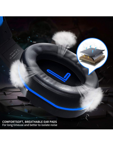Auriculares Gaming DAKSING PS-4 con Micrófono y Control de Volumen