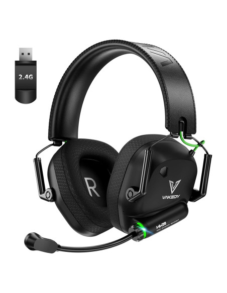 Auriculares Gaming Inalámbricos HW20 - 50mm, Bluetooth 5.4, 50H