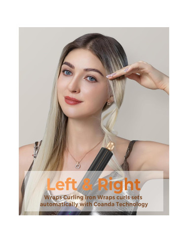 Cepillo Secador de Cabello UKLISS 7 en 1 110000 RPM Azul Dorado