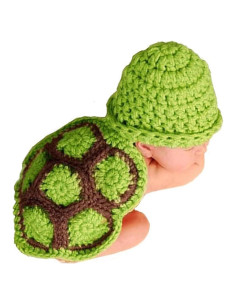 Disfraz de Tortuga Verde para Bebés BLUETOP 0-6 meses
