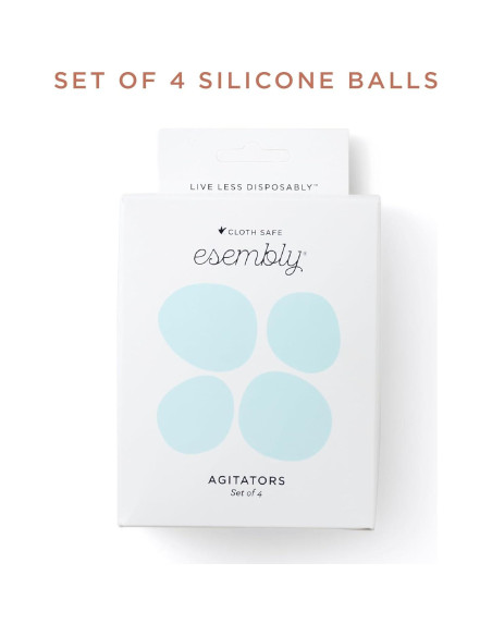 Agitadores de Silicona Esembly para Lavadora y Secadora - 4 Piezas