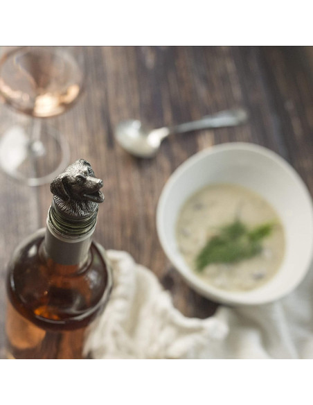 Vertedor de Vino TXOKO Acero Inoxidable con Tapón Extra