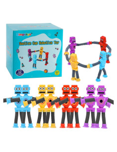 Juguete Robot de Ventosa Limpskys 12 Paquete Sensorial