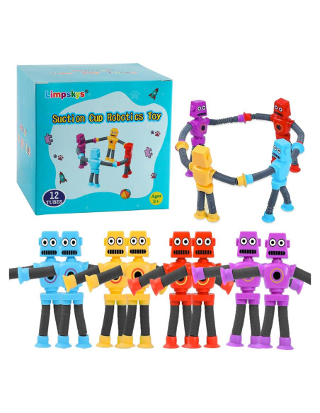 Juguete Robot de Ventosa Limpskys 12 Paquete Sensorial Juguete Robot de Ventosa Limpskys 12 Paquete Sensorial